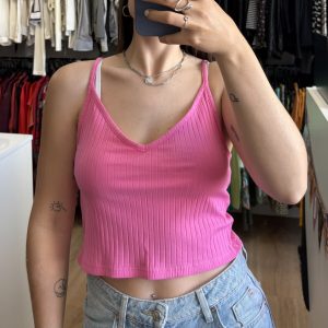 Top HyM rosado/fucsia