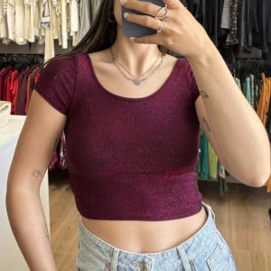 Top Piece of Cake bordo lurex