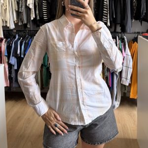 Camisa BÁSICOS cuadrille rosa