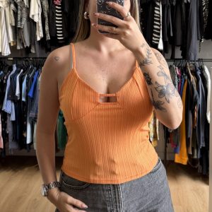 Musculosa Piece of Cake naranja