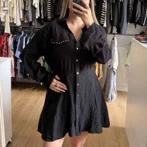 Vestido Zara negro