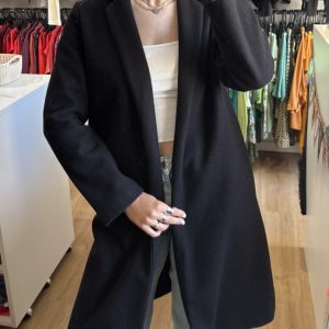 Tapado Zara negro – Talle M