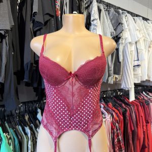 Corset Lencería Shine x Gótica