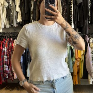 Remera HyM gris claro