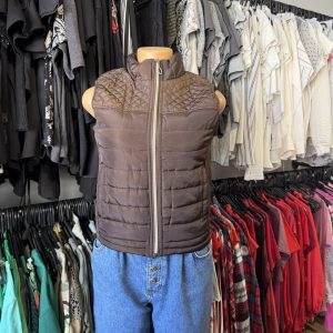 Chaleco BlueBird marrón con corderito por dentro