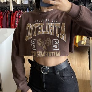 Buzo Indian marrón con beige y blanco