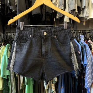 Short Indian negro con strass