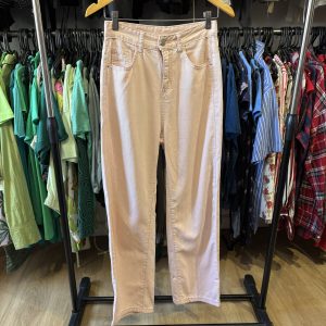 Jean rosa pastel, ancho