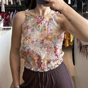 Blusa HyM estampado colorido floreado