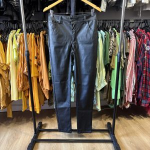 Pantalon Dolce Ragazza negro, cuerina