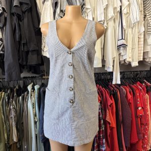 Jumper Allie a rayas azul/gris y blanco