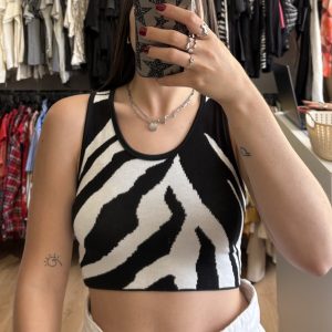 Top de hilo Guapa zebra