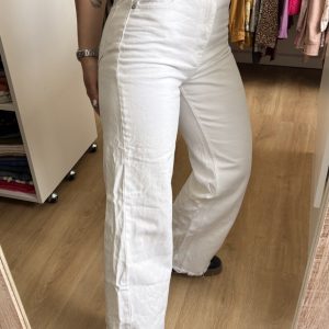 Jean Indian blanco, ancho