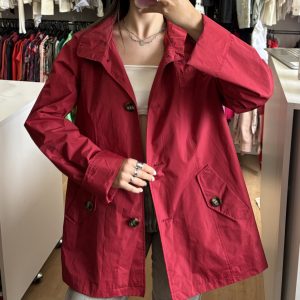 Gabardina White Stag bordo