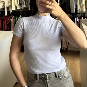 Remera Bluesteel lila – celeste