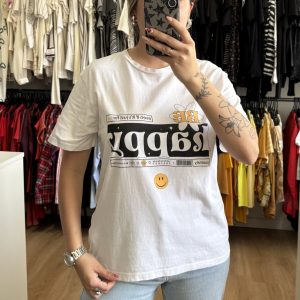 Remera Indian blanca con estampa