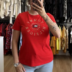 Remera Tommy Hilfiger roja original