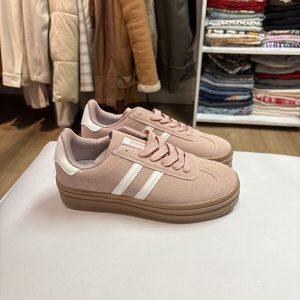 Championes rosados (simil Adidas Samba), nuevas sin uso | Varios talles