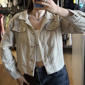 Sobre camisa Guapa beige y blanco