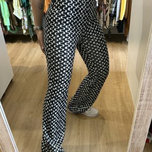 Pantalon/calza Indian negro y blanco