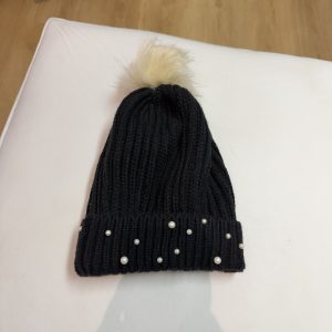 Gorro de lana Allie negro