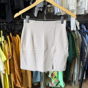 Pollera tubo Stradivarius beige