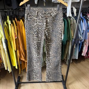 Jean animal print semi oxford