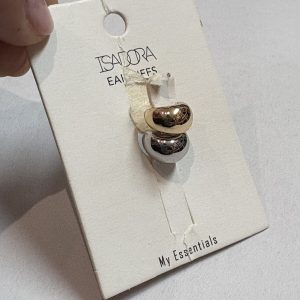 Ear cuff Isadora plateado y dorado