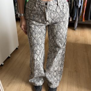 Jean snake print Indian