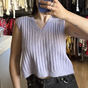 Chaleco Guapa lila pastel