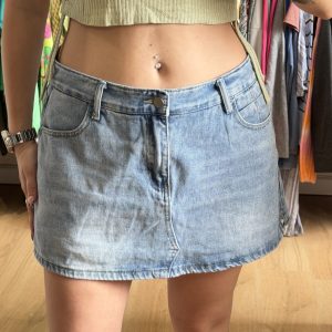 Short pollera de jean