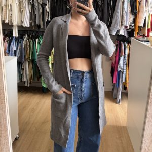 Saco largo Vero Moda gris