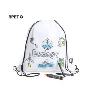 Mochila infantil para pintar dibujos ecológicos