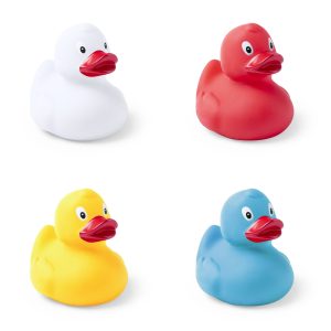 Patos de goma de colores