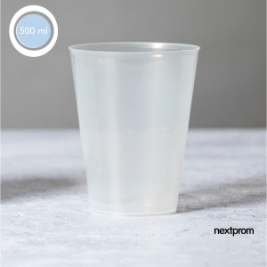 Vasos de plástico muy baratos  500 ml.