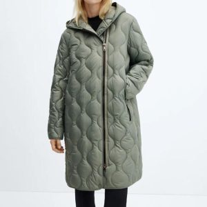 abrigos acolchados mango