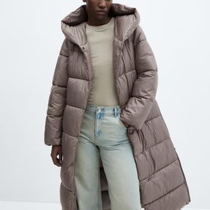 abrigos acolchados mango