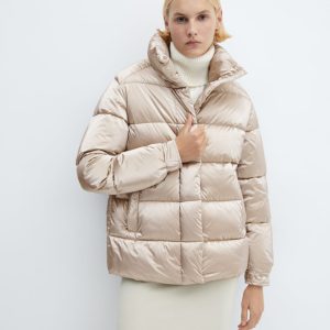 abrigos acolchados mango