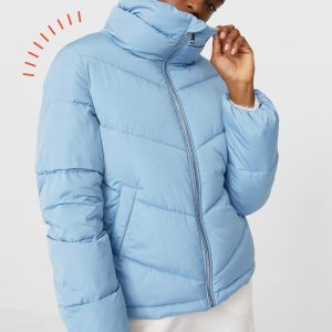 abrigos acolchados stradivarius