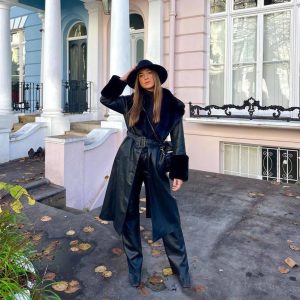 abrigos con cuello de pelo