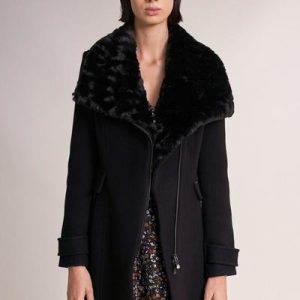 abrigos con cuello de pelo