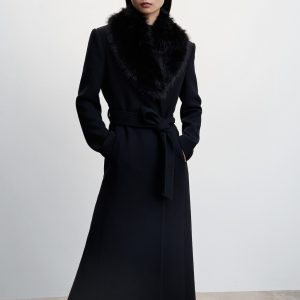 abrigos con cuello de pelo