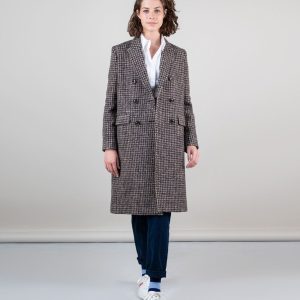 abrigos pata de gallo mujer