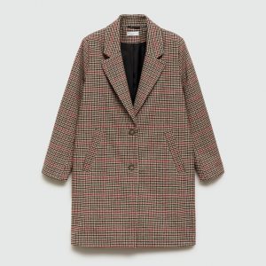 abrigos pata de gallo mujer