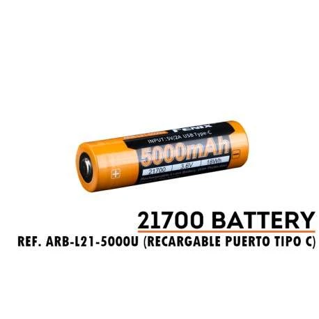 Batería 5000mAh 21700 FENIX