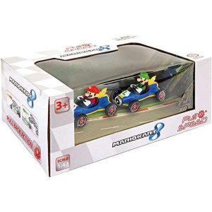Blister 2 coches Pull Speed Mario + Luigi Mario Kart 8