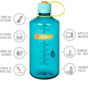 Botella 1L boca estrecha Sustain NALGENE