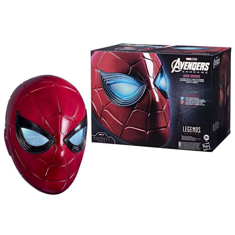 Casco electrónico Spiderman Iron Spider Marvel Legends Réplica 1:1