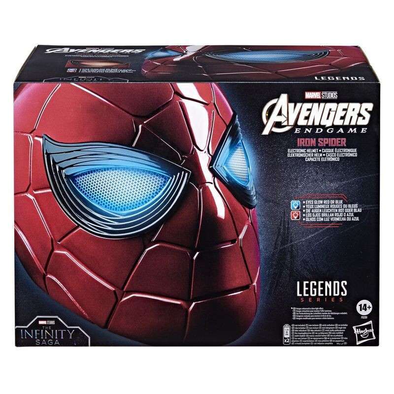 Casco electrónico Spiderman Iron Spider Marvel Legends Réplica 1:1 - Imagen 8