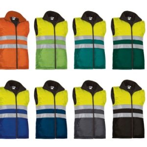 Chalecos reflectantes con interior polar